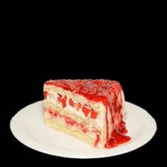 Morango do Amor Candied Strawberry Cake