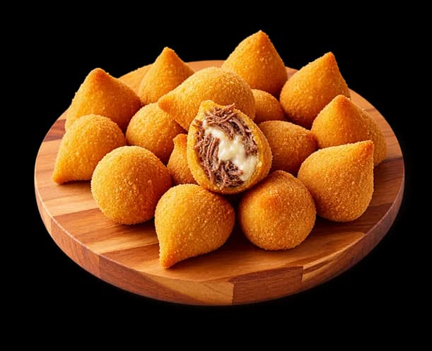Mini Beef and Requeijão Coxinha