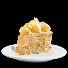 White Chocolate Truffle Cake with Walnuts
