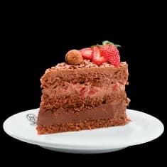 Chocolate Truffles with Strawberries