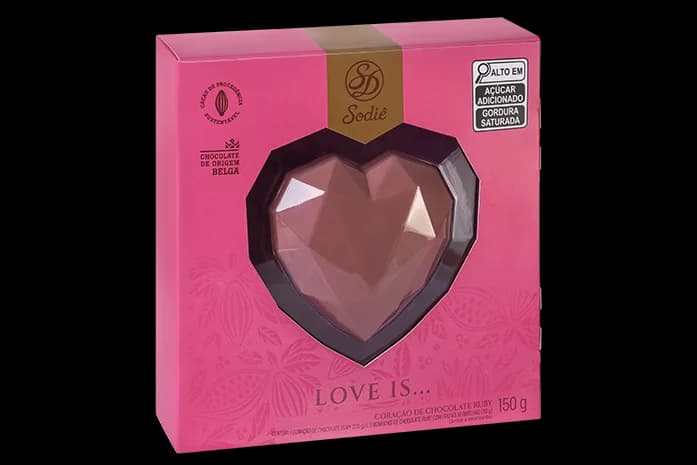 Ruby Diamond Heart 150 g
