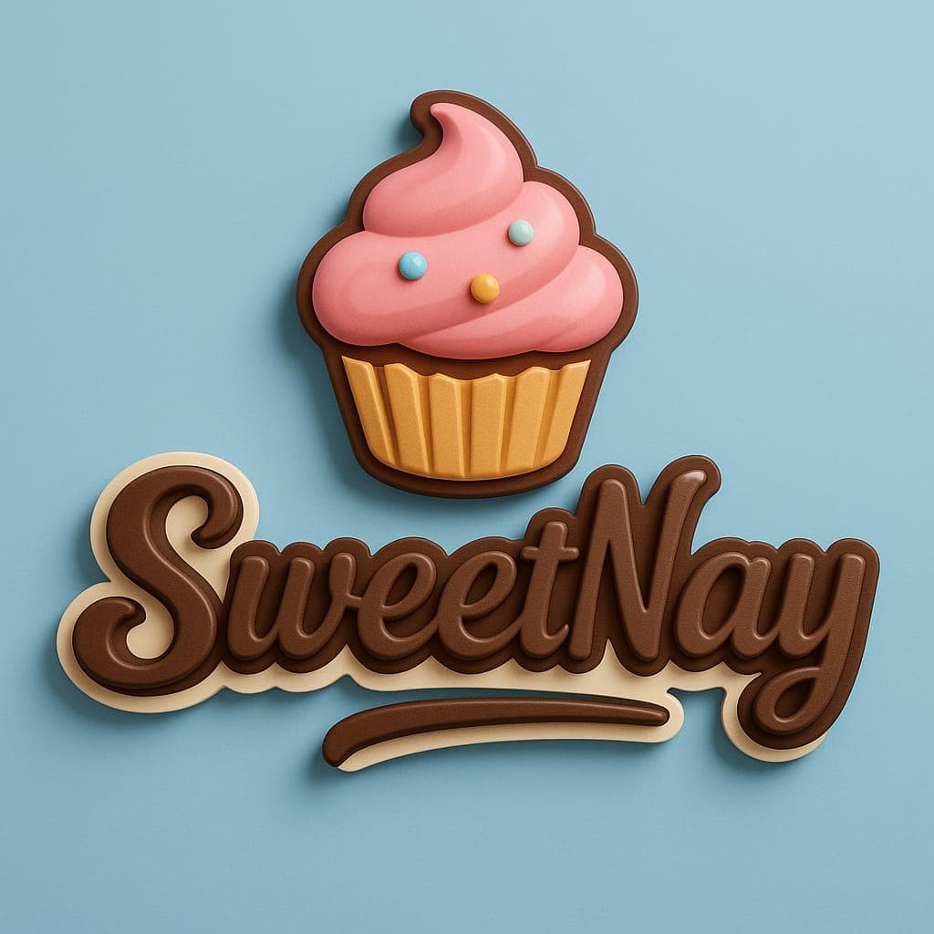 SweetNay cupcake logo